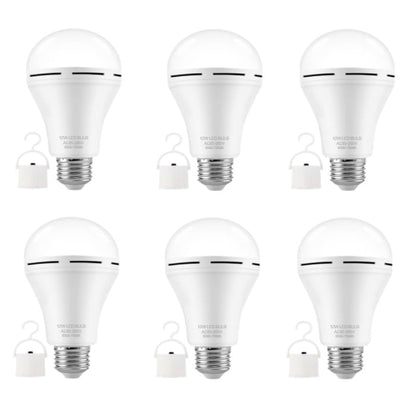 Emergency Rechargeable LED Light Bulbs 4pack