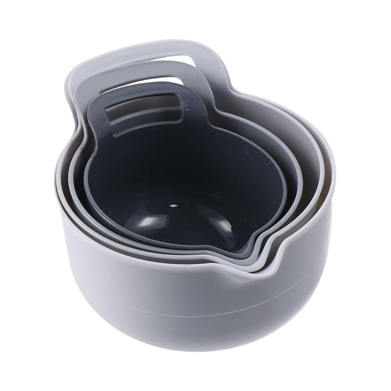 4 Piece Nesting Plastic Mixing Bowl Set