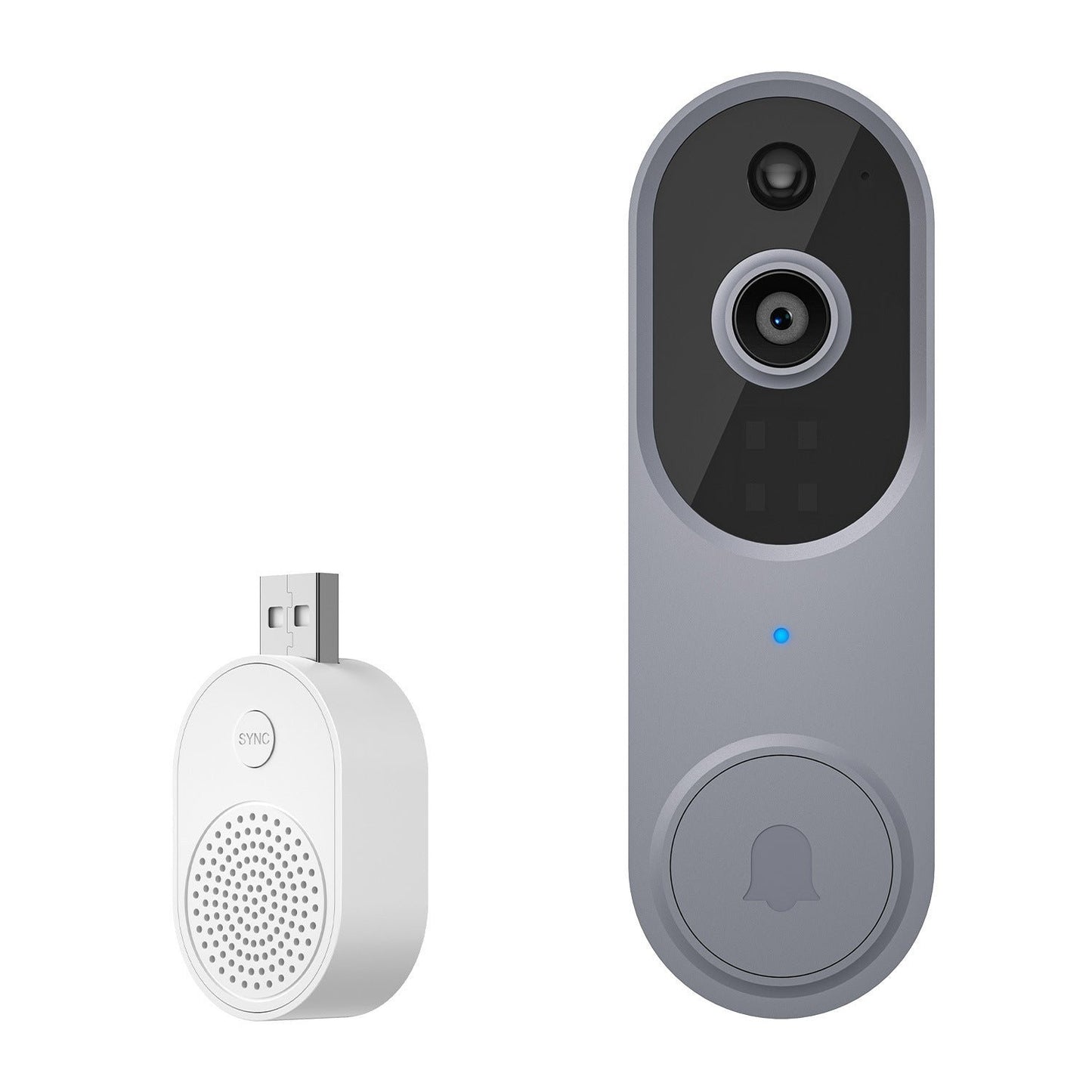 Wireless Smart Doorbell Camera – Outdoor Surveillance with HD Night Vision