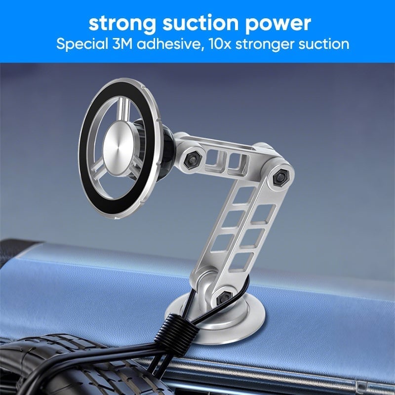 Rotating Car Robotic Arm Magnetic Bracket