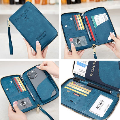 Multi-Functional RFID Passport Wallet
