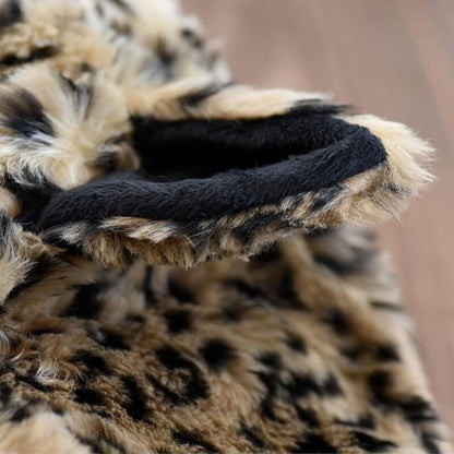 3 in 1 Furry Hooded Scarf with Paws and Ears