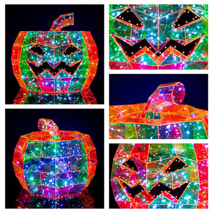 Halloween Prismatic Multicolor Jack-O'-Lantern LED Light