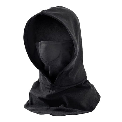 Hooded Face Mask with Neck Warmer for Cycling
