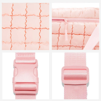 Checkered Down Crossbody Bag