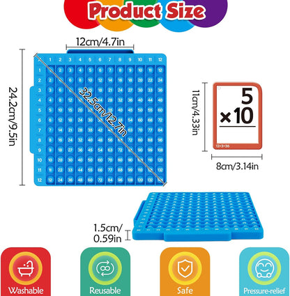 Math Flash Cards and Pop Fidget Chart