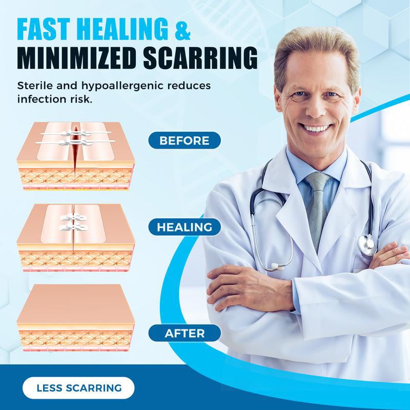 Portable Wound Protection Injury Healing for Outdoor Use Easy (2-strapsx2 pcs/box)