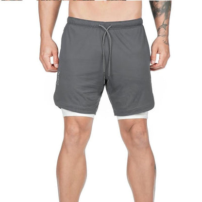 2 in 1 Secure Pocket Fitness Shorts