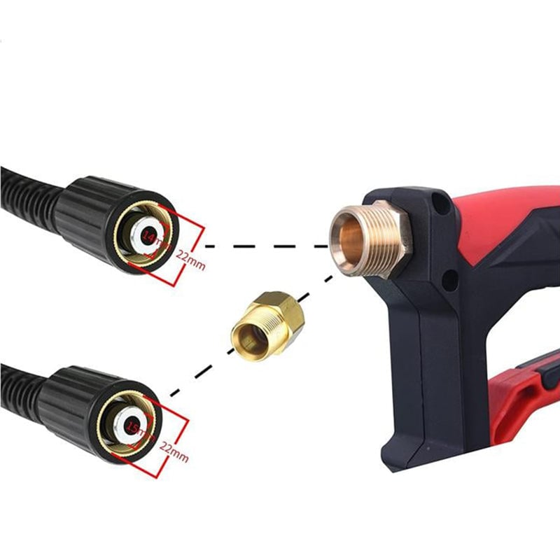 SALE - Water Spray Tool with 5 Pressure Washer Nozzles