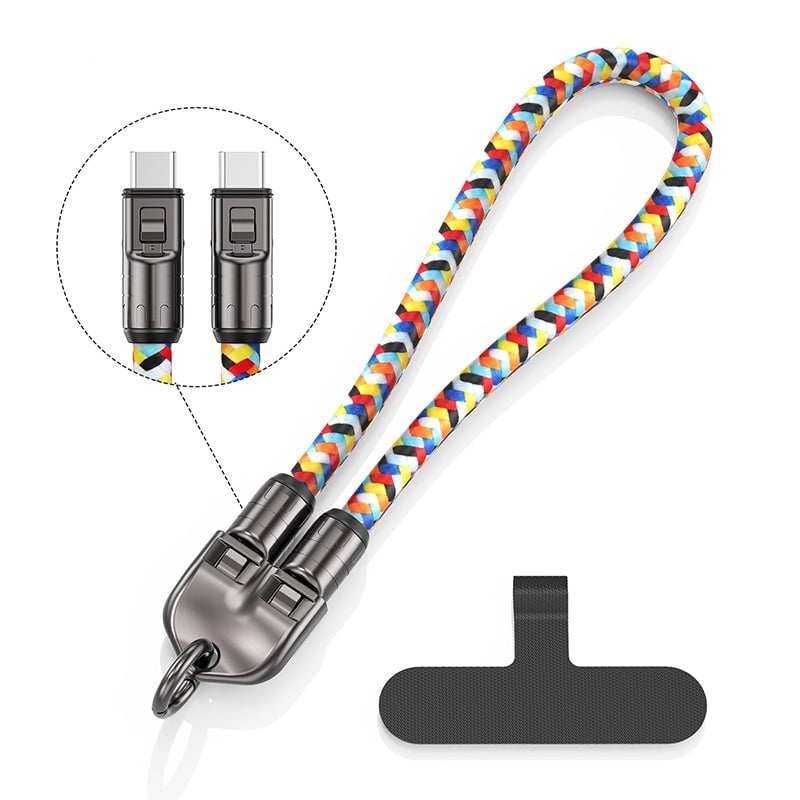 2-in-1 Fast Charging Data Cable ＆ Phone Lanyard
