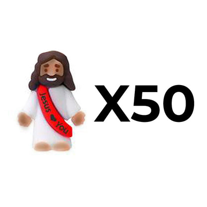 Mini Jesus Figurines -Dark Skin
