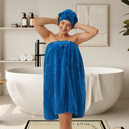 Plus Size Solid Color Bath Towel