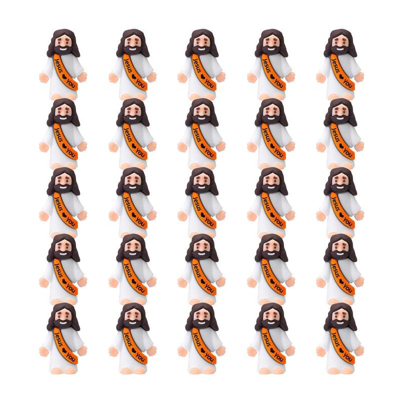 Mini Jesus Figurines -Dark Skin