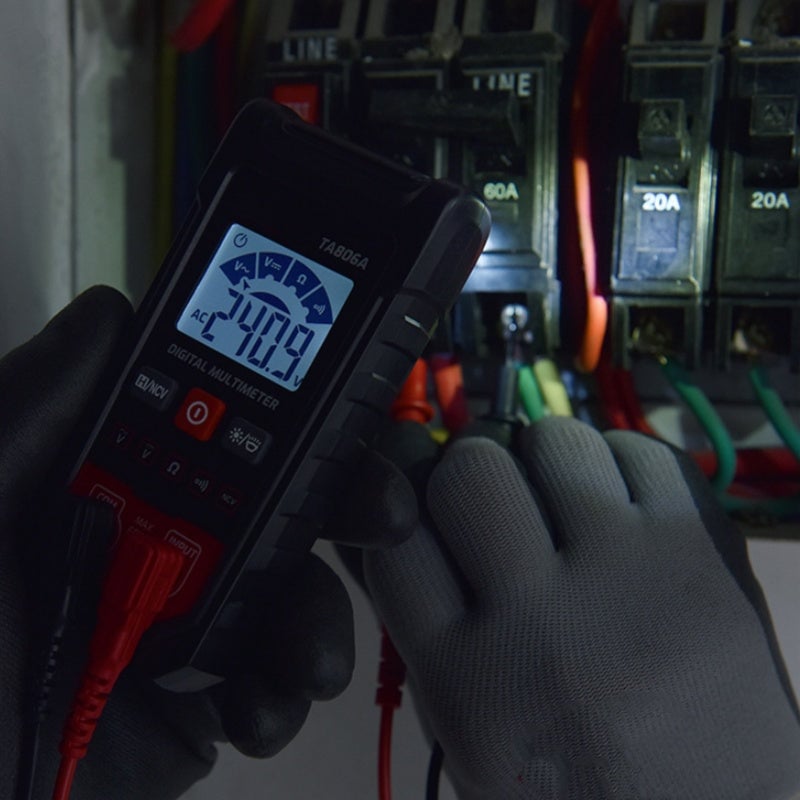 Compact Digital Multimeter Tester With Auto Recognition