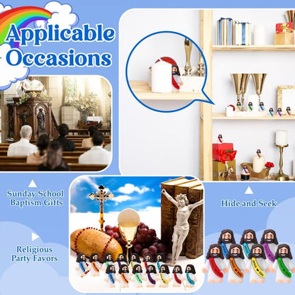 Mini Jesus Figurines -Dark Skin