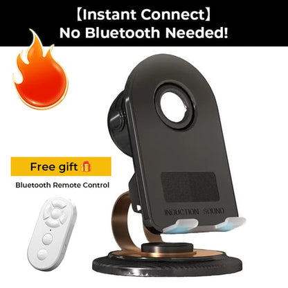 Wireless Induction Audio Bluetooth Speaker 5 in 1 Phone Holder